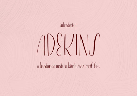 Adekins Font: Elegant Script for Web Design