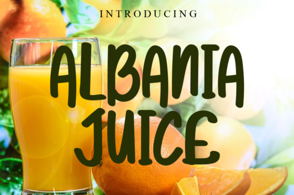 Albania Juice Font for Web Design
