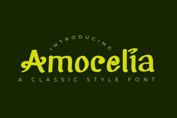 Amocelia: A Handwritten Font for Business