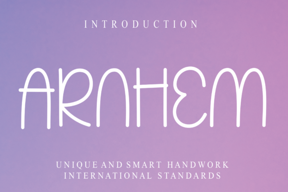 Arnhem Font: A Handwritten Touch for Editorial Design