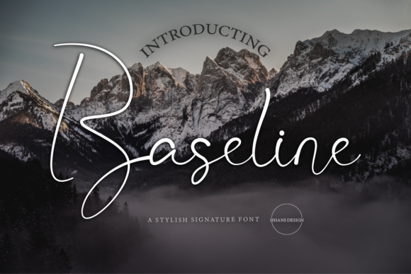 Baseline: A Luxurious Script Font