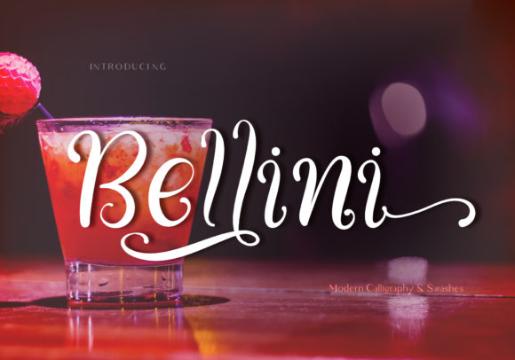 Bellini: A Romantic Font for Web Design
