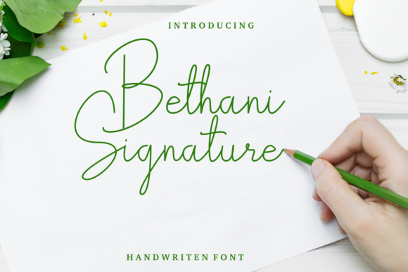 Bethani Signature: A Font for Elegant Branding
