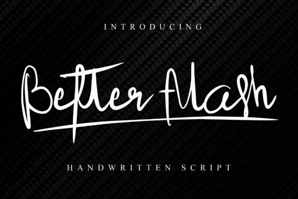 Better Flash: A Font for Business Style