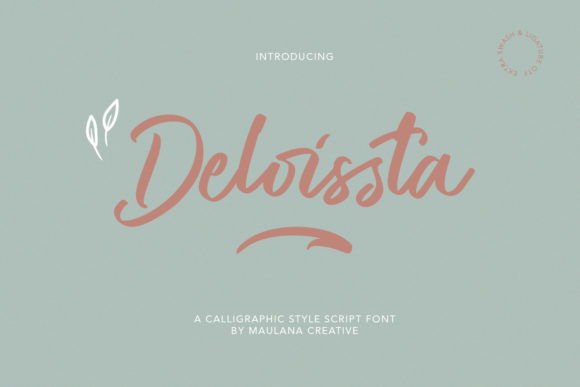 Deloissta: A Sweet Handwritten Font