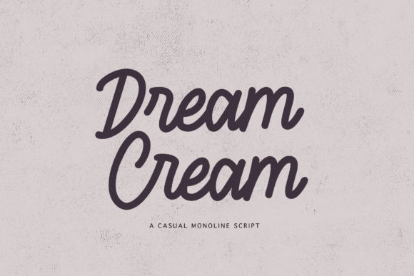 Dream Cream: A Font for Polished Branding