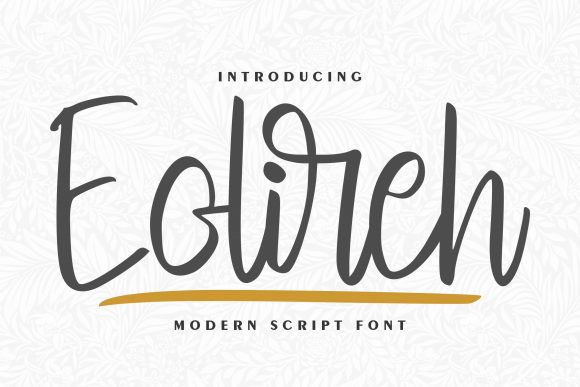 Eolireh Font: Handwritten Elegance for Web Design