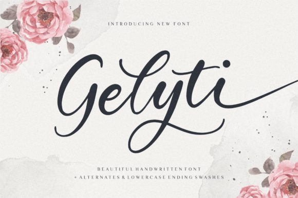 Gelyti: A Dainty Handwritten Font for Makers