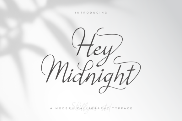 Hey Midnight: A Luxurious Handwritten Font
