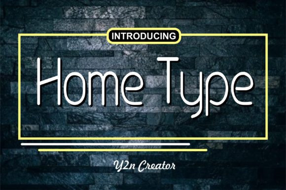 Home Type: A Handwritten Font for Creative Campaigns