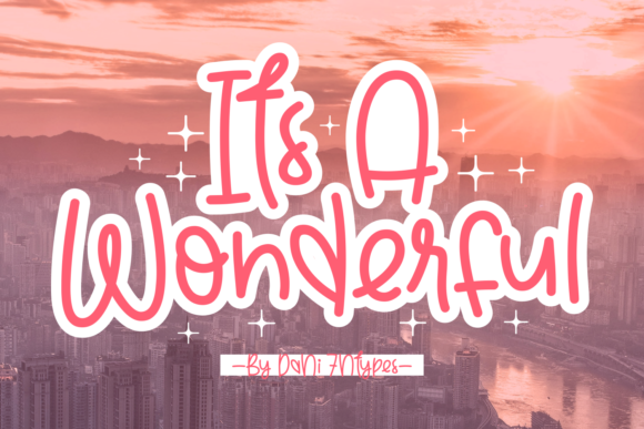 Its a Wonderful Font for Creative Campaigns