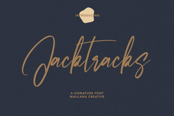 Jacktracks: A Handwritten Script Font