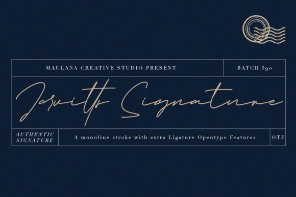 Jarvitts Signature: A Stylish Handwritten Font
