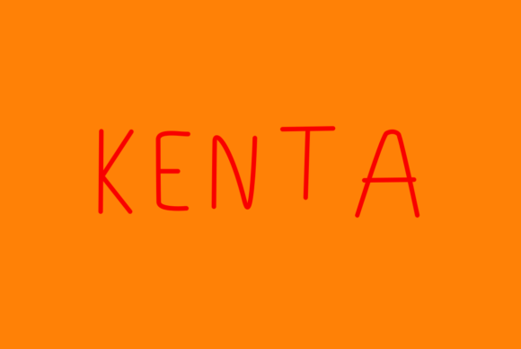 Kenta: A Handwritten Font for Elegant Design
