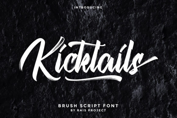Kicktails: A Handwritten Font for Creative Makers