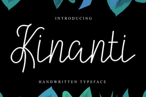 Kinanti: A Handwritten Font for Web Design