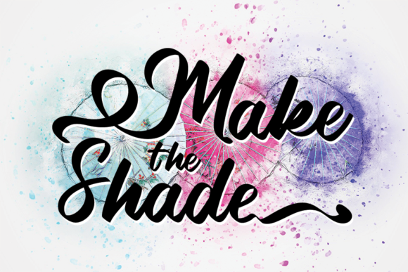 Make the Shade Font for Web Design