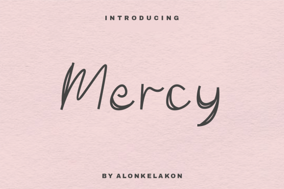 Mercy Font: A Sweet Touch for Crafts