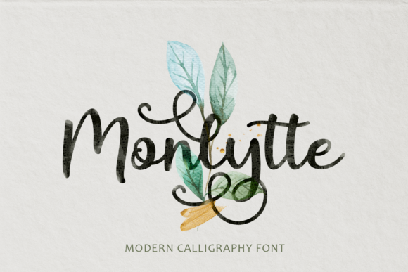 Monlytte: A Handwritten Font for Creative Marketing