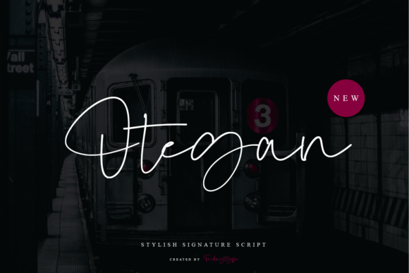 Otegan: A Stylish Script Font for Marketers