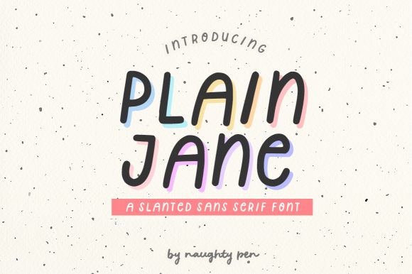 Plain Jane Font for Professional Branding