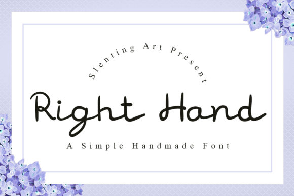 Right Hand: A Script Font for Clear, Strong Campaigns