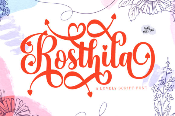 Rosthila: A Script Font for Modern Web Design