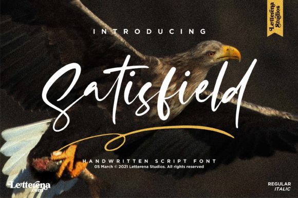 Satisfield Font: Elegant Script for Editorial Design