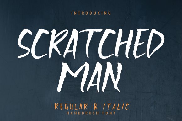 Scratchedman: A Bold Display Font