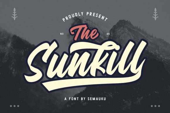 Sunkill: A Magical Handwritten Font