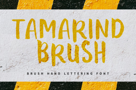 Tamarind Brush: A Cool Handwritten Font